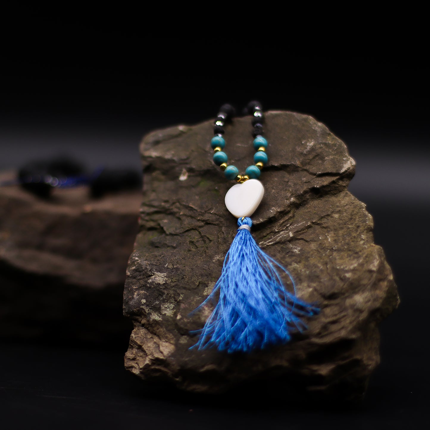 Handmade Essence of the Volcano Necklace - Calming Influence