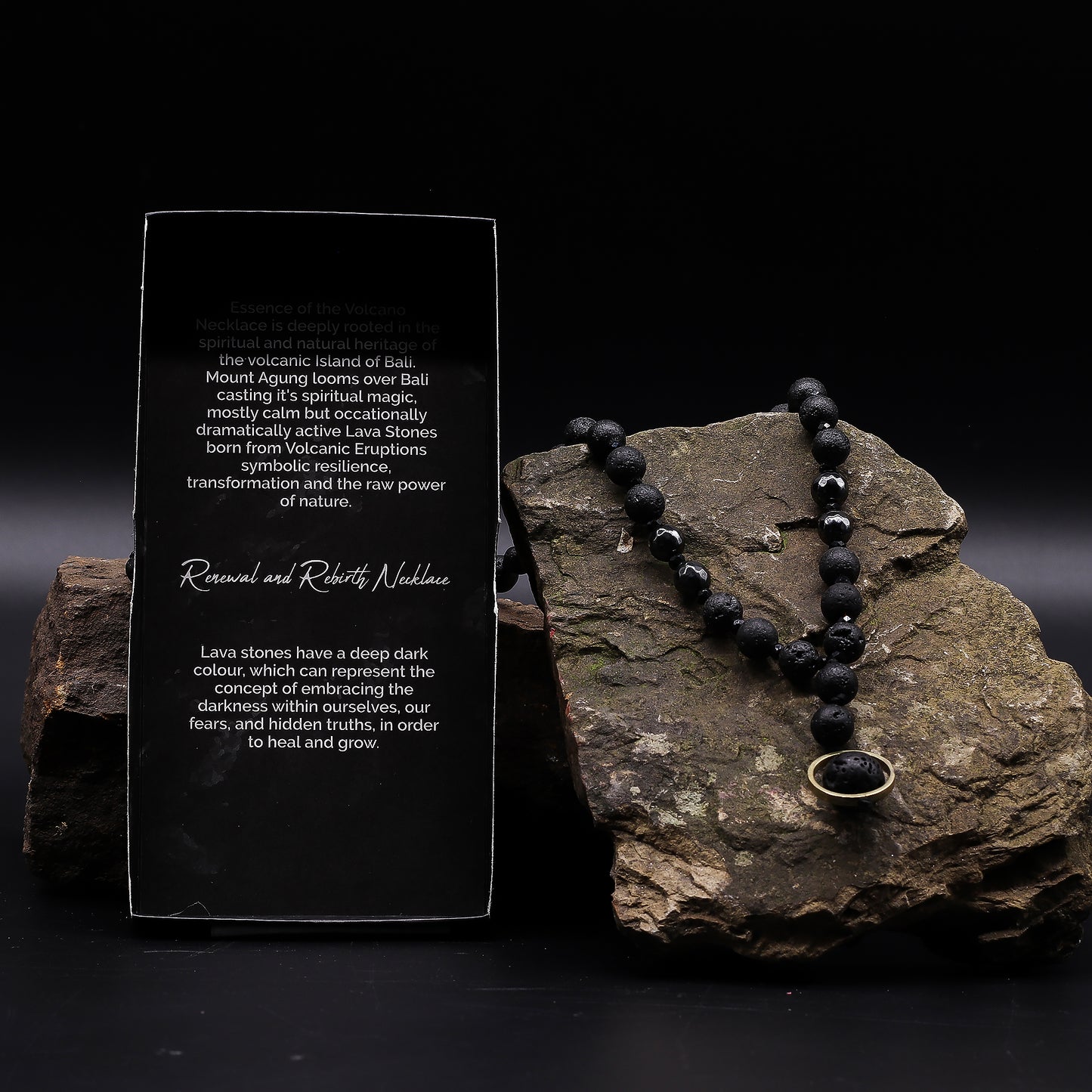 Handmade Essence of the Volcano Necklace - Renewal and Rebirth