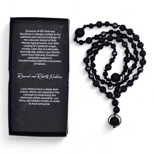 Handmade Essence of the Volcano Necklace - Renewal and Rebirth