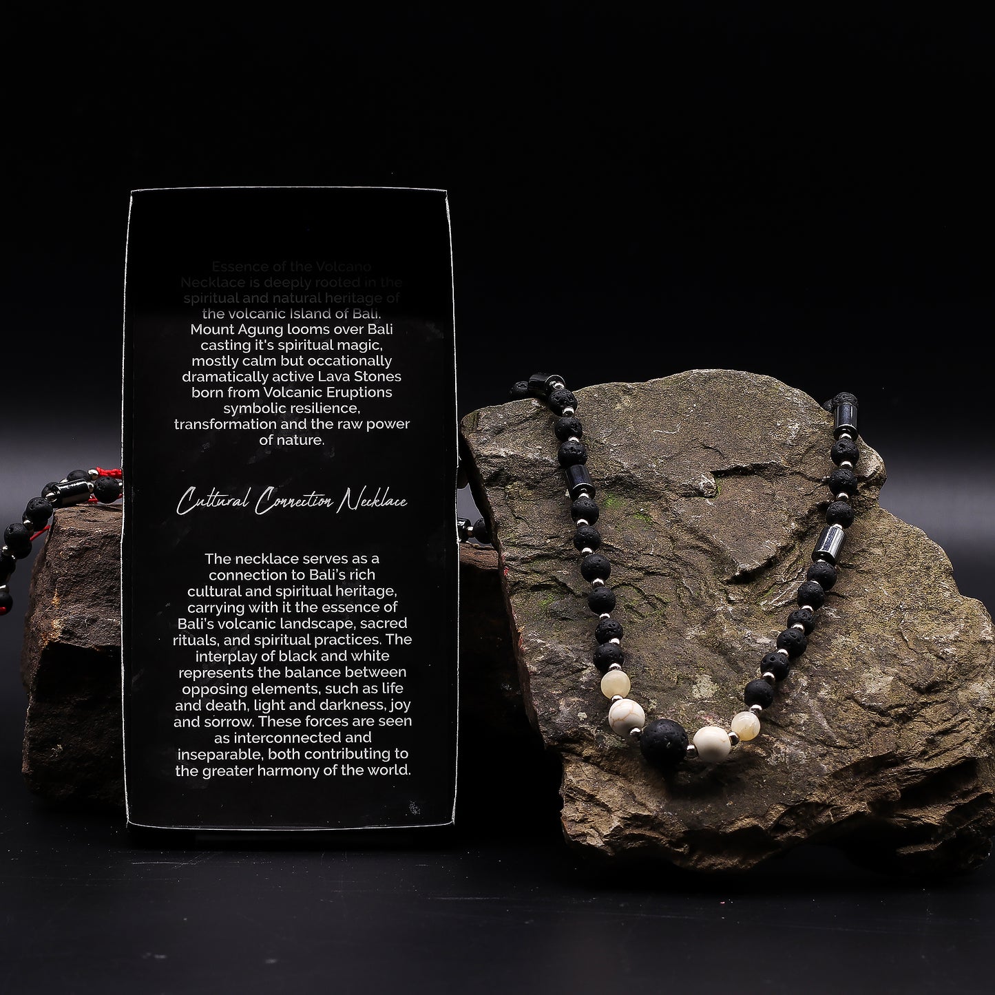 Handmade Essence of the Volcano Necklace - Cultural Connection
