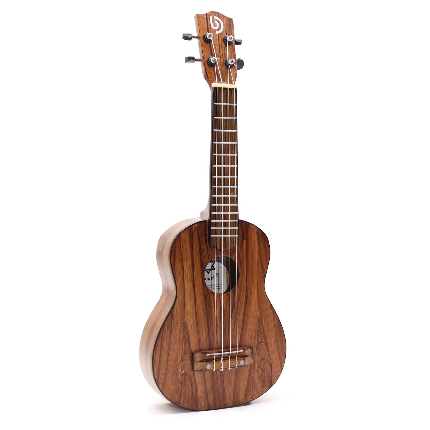 Artisan Handmade 4 String Rosewood Ukulele - Natural Classic product packaging on clean background from Quintessential Holistic Health Ltd