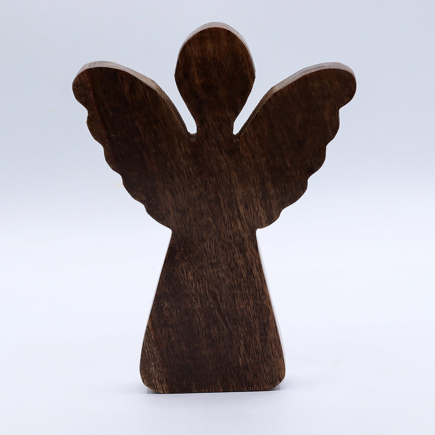 Hand Carved Mango Wooden Angel - Large / Gold Decor product packaging on clean background from Quintessential Holistic Health Ltd