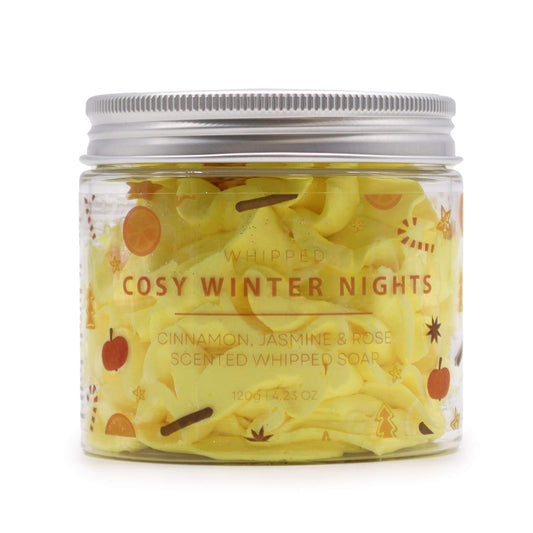 Handcrafted Vegan Friendly Whipped Soap - Cosy Winter Nights - main product image from Quintessential Holistic Health Ltd UK