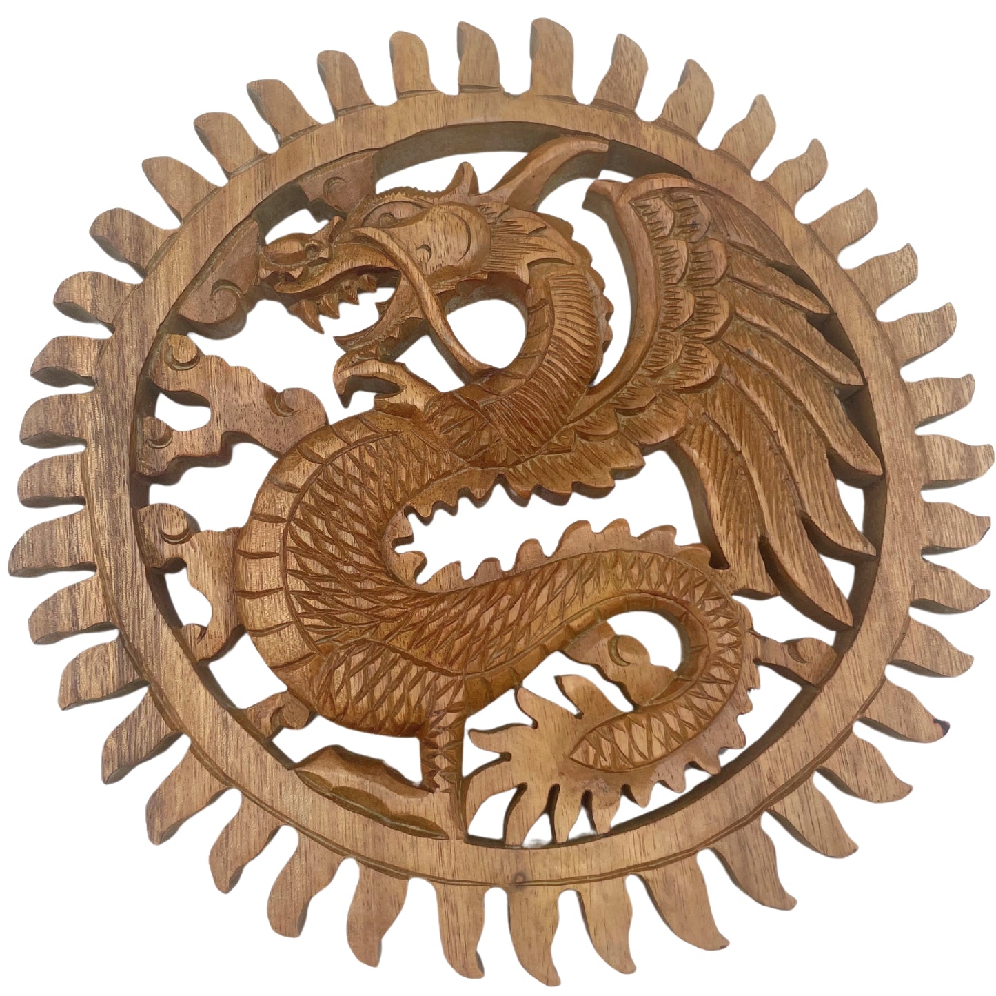 Handmade Decorative Suar Wooden Plaque