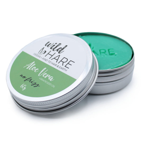 Wild Hare Vegan-Friendly Solid Shampoo and Conditioner - Aloe Vera - main product image from Quintessential Holistic Health Ltd UK