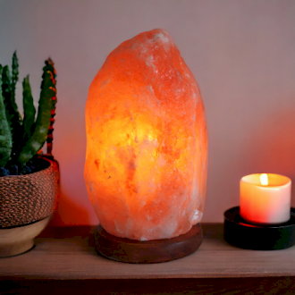 Unique 240v Himalayan Crystal Salt Lamps / Various Colours S - M