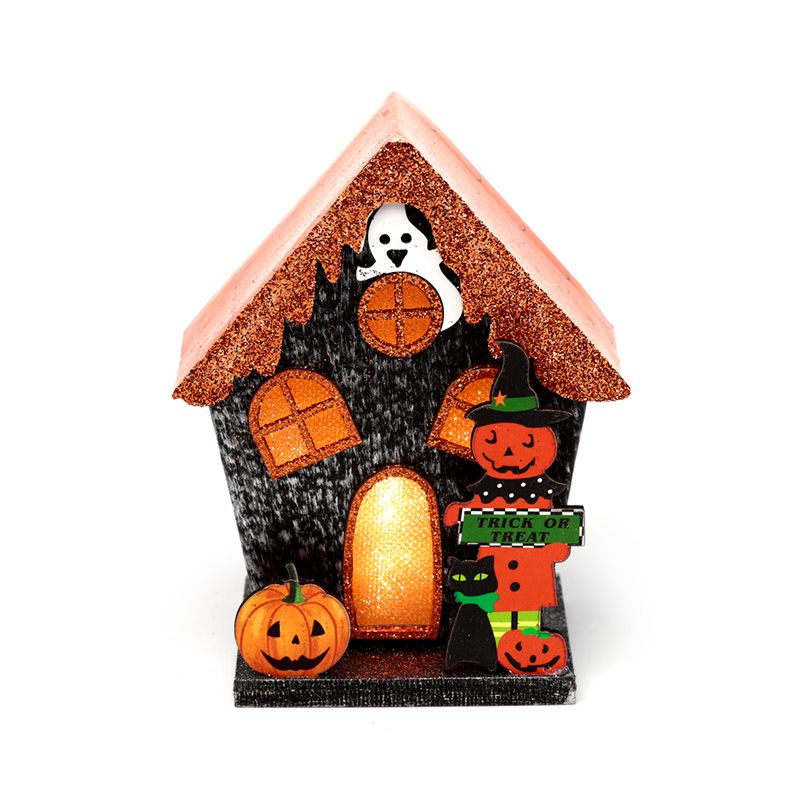 LED Halloween House - Trick or Treat product packaging on clean background from Quintessential Holistic Health Ltd