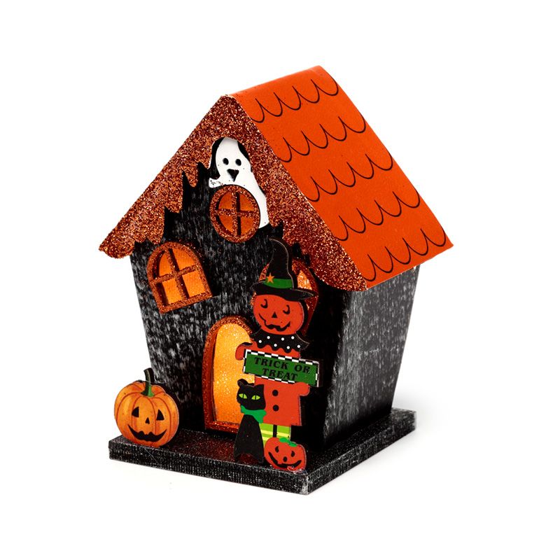 LED Halloween House - Trick or Treat product packaging on clean background from Quintessential Holistic Health Ltd