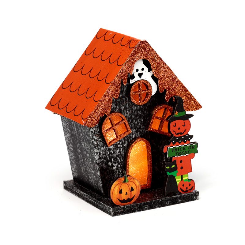 LED Halloween House - Trick or Treat product packaging on clean background from Quintessential Holistic Health Ltd
