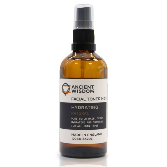 Vegan-Friendly Witch Hazel Facial Toner Mist - 100ml - Pure - Natural - main product image from Quintessential Holistic Health Ltd UK