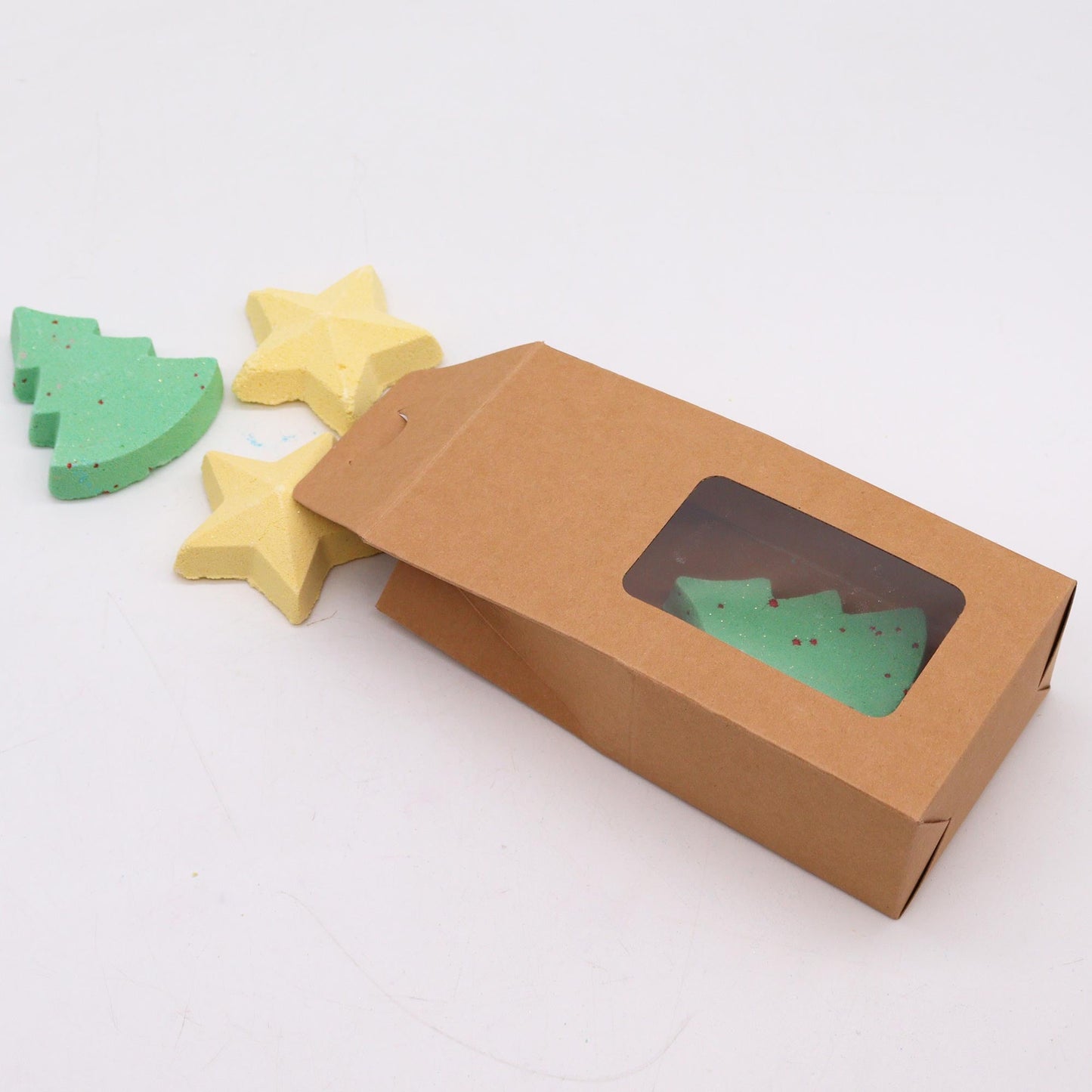 Christmas Bath Bomb Gift Pack - Silent Night product packaging on clean background from Quintessential Holistic Health Ltd