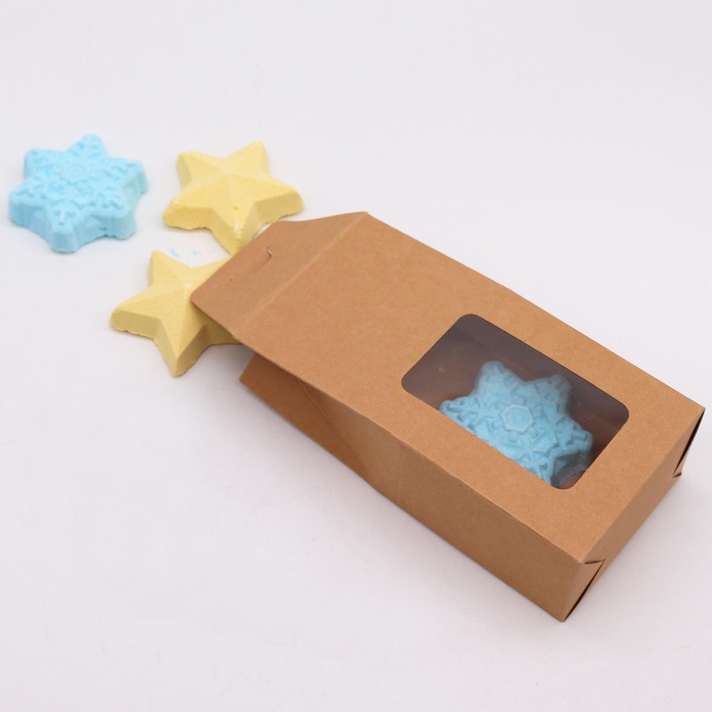 Christmas Bath Bomb Gift Pack - Follow the Star product packaging on clean background from Quintessential Holistic Health Ltd