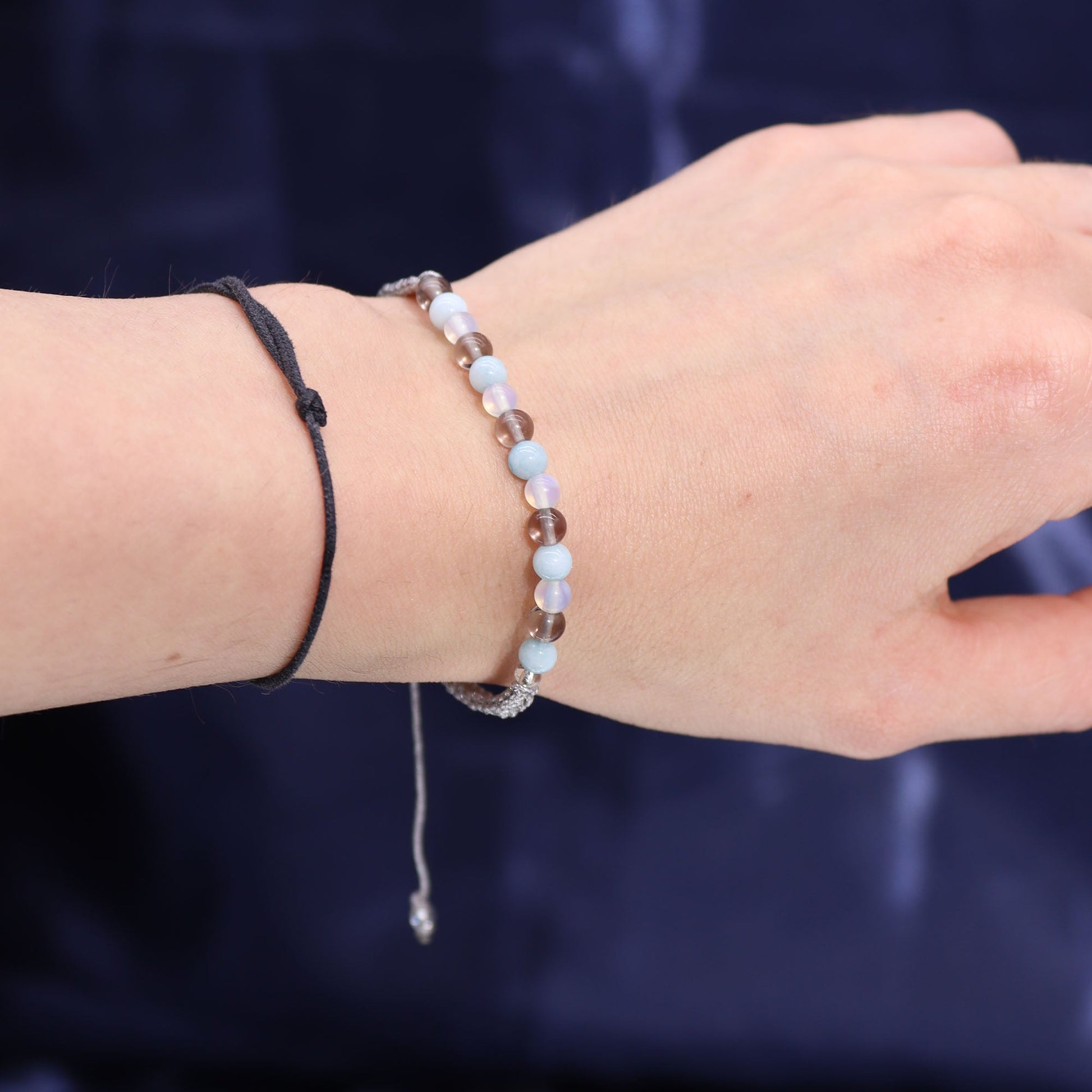 Zodiac Crystal Eco-Friendly Soy Wax Candle with Gemstone Bracelet - Cancer product packaging on clean background from Quintessential Holistic Health Ltd